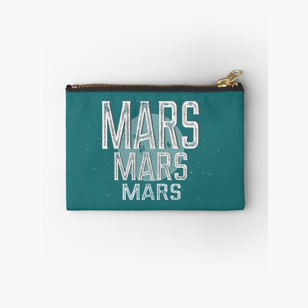 Artikelvorschau, Mars Mars Mars Schwarz und Weiß entworfen und verkauft von LZenDesigns.