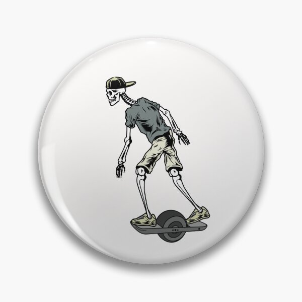 Item preview, Funny skeleton ride a onewheel  designed and sold by nubiguru.