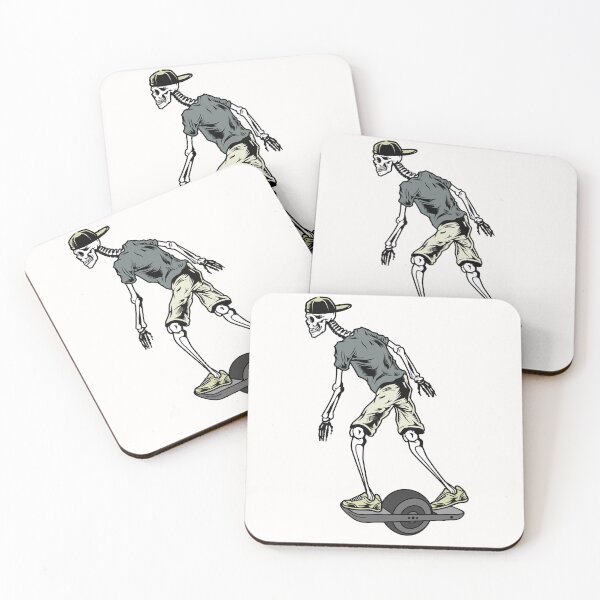 Item preview, Funny skeleton ride a onewheel  designed and sold by nubiguru.