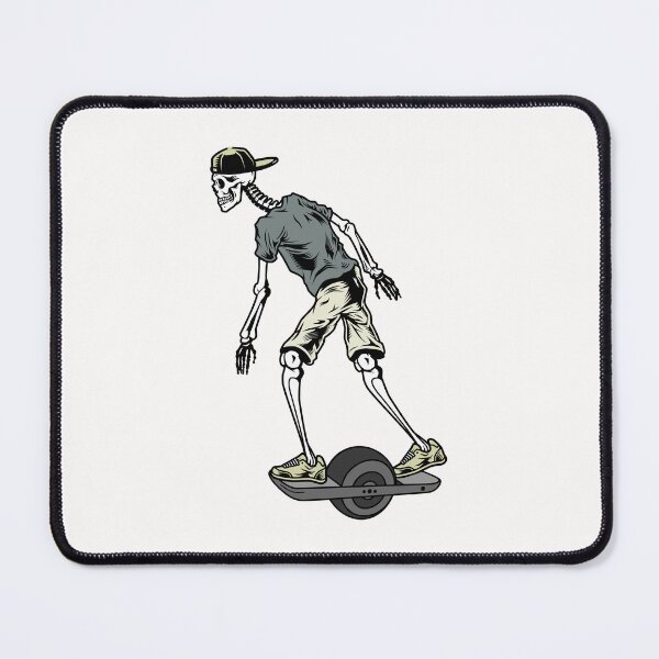 Item preview, Funny skeleton ride a onewheel designed and sold by nubiguru.