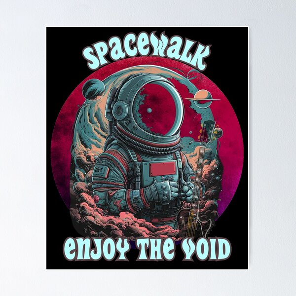 Item preview, SPACEWALK Enjoy the VOID cool astronaut design designed and sold by Jt41.