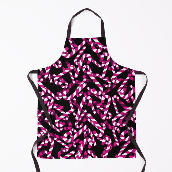 Item preview, Pink color candy canes with diagonal striped lines pattern background designed and sold by SpinklyCreations.