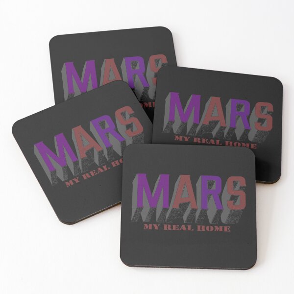 Item preview, Mars My Real Home Retro Vintage designed and sold by LZenDesigns.