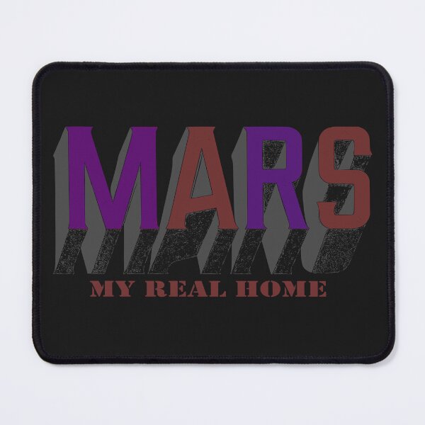 Item preview, Mars My Real Home Retro Vintage designed and sold by LZenDesigns.