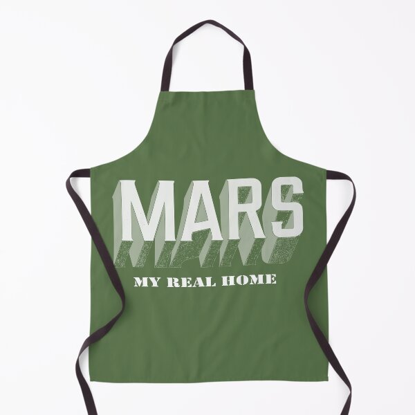 Item preview, White Mars My Real Home Retro Vintage designed and sold by LZenDesigns.