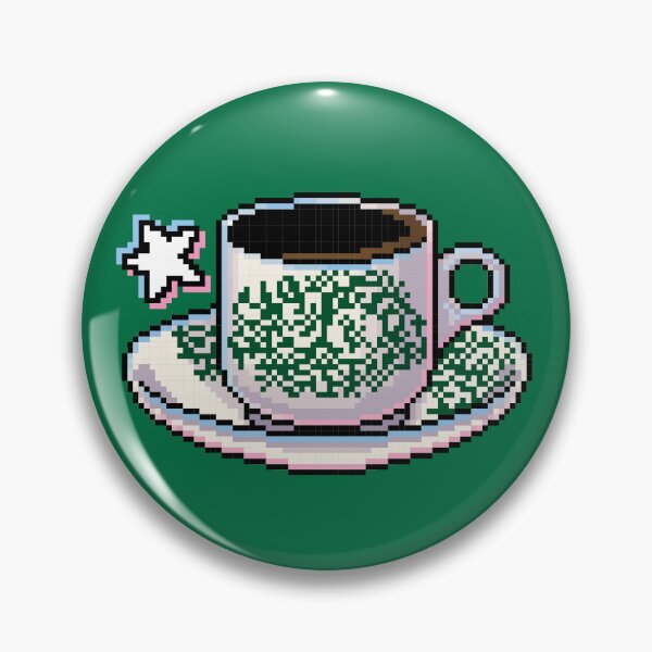 Item preview, Nanyang Kopitiam Coffee Cup Pixel Art designed and sold by YoungLWorkshop.