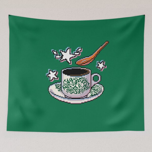 Item preview, Nanyang Kopitiam Coffee Cup Pixel Art designed and sold by YoungLWorkshop.