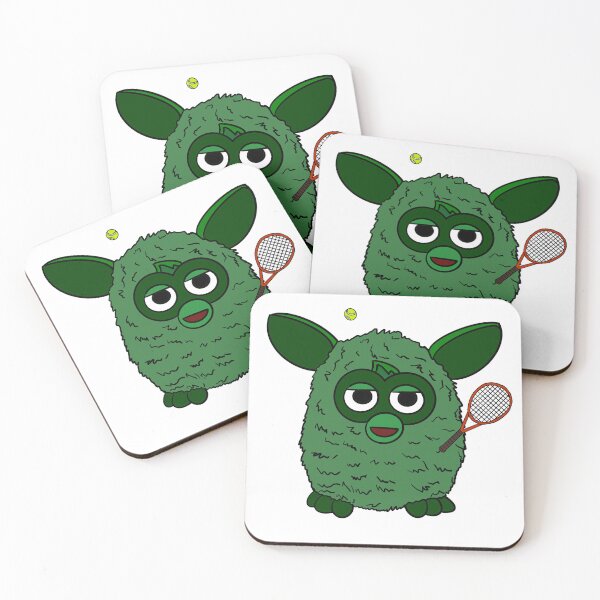 Item preview, Forest Green Tennis Player Furby designed and sold by Animals-by-JB.