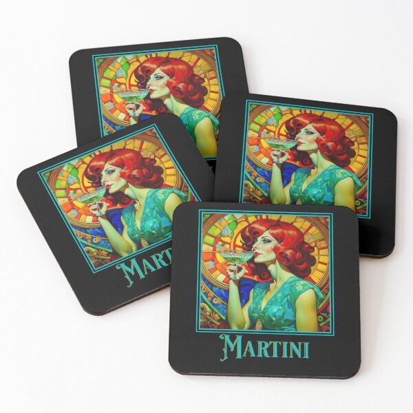 Item preview, Art Nouveau Martini designed and sold by HolidayBug.