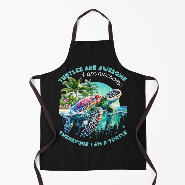 Item preview, Turtles are Awesome I am Awesome Therefore I Am A Turtle designed and sold by WildPalette-Art.