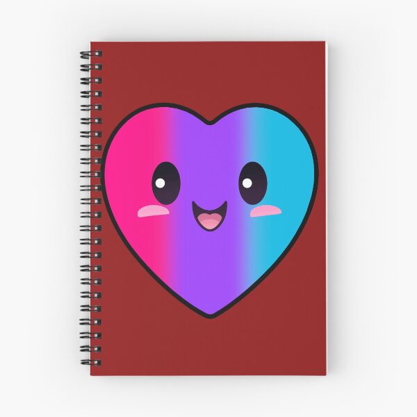 Item preview, Kawaii Heart with Androgynous Pride Flag Colors , Subtle Androgyne Heart Design designed and sold by Travelslightly.