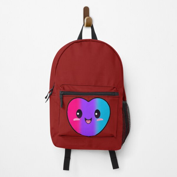 Item preview, Kawaii Heart with Androgynous Pride Flag Colors , Subtle Androgyne Heart Design designed and sold by Travelslightly.