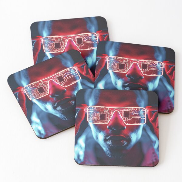 Item preview, Cyberpunk Guy with Glasses designed and sold by Hinata Lexy Lin.