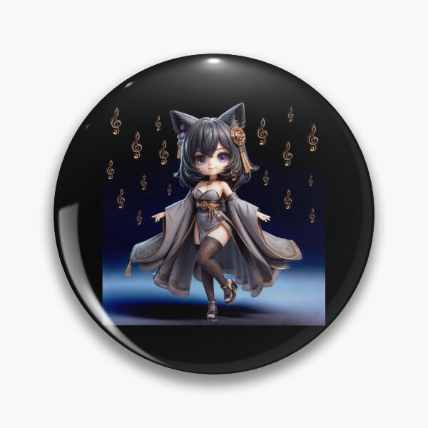 Item preview, Chibi Gray Spirit Fox Kohaku designed and sold by CHIBI_POPZ.