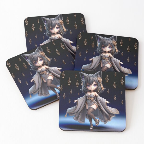 Item preview, Chibi Gray Spirit Fox Kohaku designed and sold by CHIBI_POPZ.