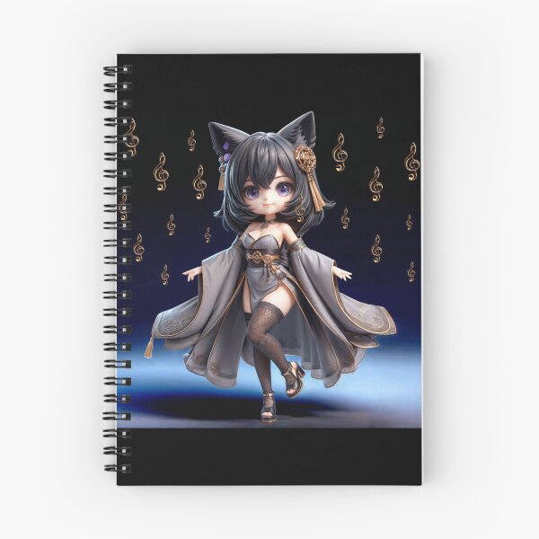 Item preview, Chibi Gray Spirit Fox Kohaku designed and sold by CHIBI_POPZ.