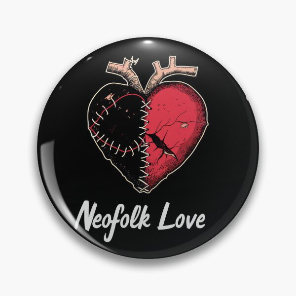 Item preview, Neofolk Love: Heart Stitched with neoclassical and "Irish folk" music style. designed and sold by Piotrek0001.