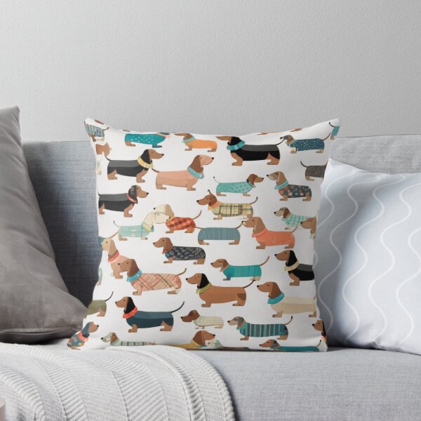 Item preview, Doxies wearing pajamas designed and sold by FikaCreation.