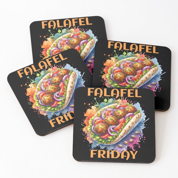 Item preview, Watercolor Falafel Friday designed and sold by HolidayBug.