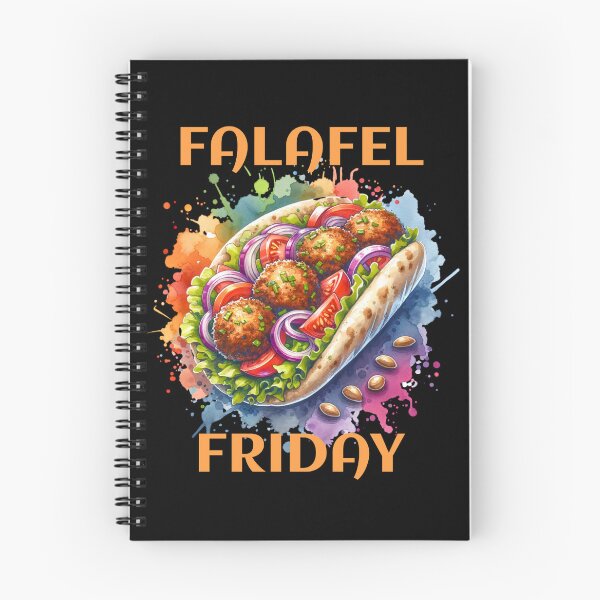 Item preview, Watercolor Falafel Friday designed and sold by HolidayBug.