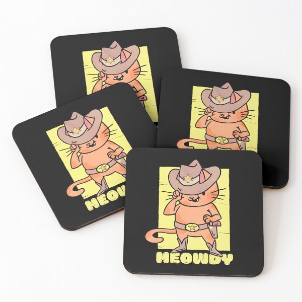 Item preview, Funny Meowdy Cowboy Cats Howdy Texas Kitten designed and sold by MotivaChic.