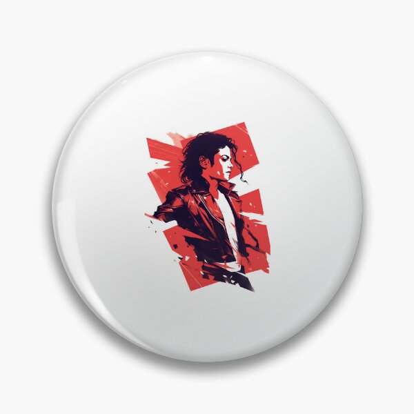 Item preview, Pop King in a Leather Jacket - Red Backdrop - Pop Music designed and sold by Fenay Designs.