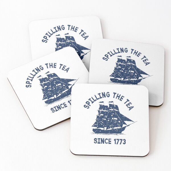 Item preview, Spilling The Tea Since 1773 4th Of July Vintage Us History Teacher designed and sold by ZANNIX.
