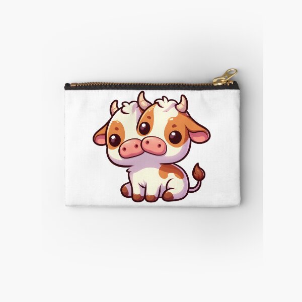 Item preview, Two Headed Calf Cute Cartoon Baby Cow designed and sold by WildPalette-Art.