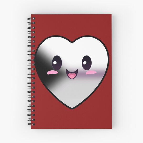 Item preview, Kawaii Heart with Demisexual Pride Flag Colors , Subtle Demi Heart Design designed and sold by Travelslightly.