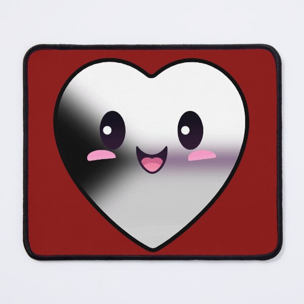 Item preview, Kawaii Heart with Demisexual Pride Flag Colors , Subtle Demi Heart Design designed and sold by Travelslightly.