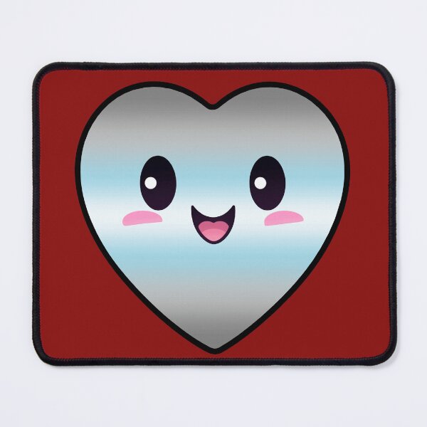Item preview, Kawaii Heart with Demiboy Pride Flag Colors , Subtle Demi Heart Design designed and sold by Travelslightly.