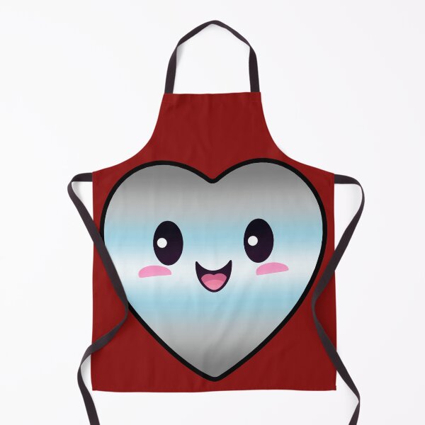 Item preview, Kawaii Heart with Demiboy Pride Flag Colors , Subtle Demi Heart Design designed and sold by Travelslightly.