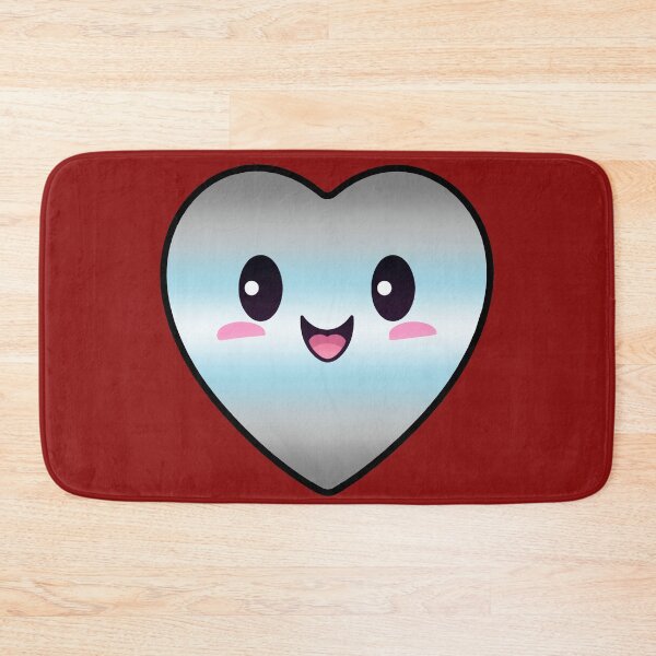 Item preview, Kawaii Heart with Demiboy Pride Flag Colors , Subtle Demi Heart Design designed and sold by Travelslightly.
