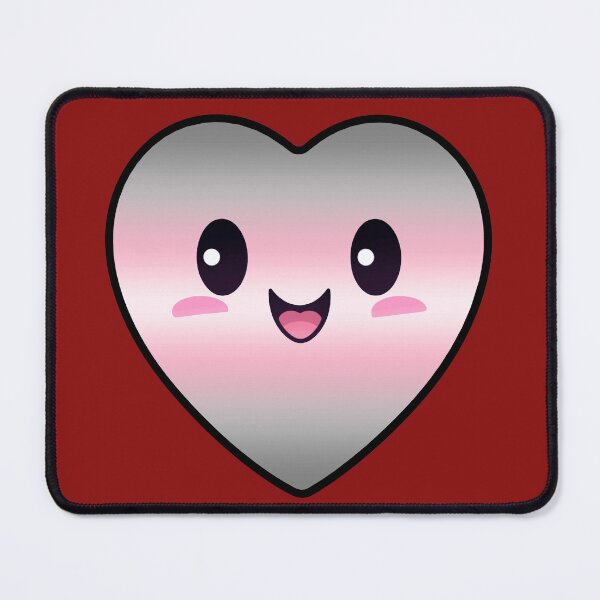 Item preview, Kawaii Heart with Demibgirl Pride Flag Colors , Subtle Demi Heart Design designed and sold by Travelslightly.