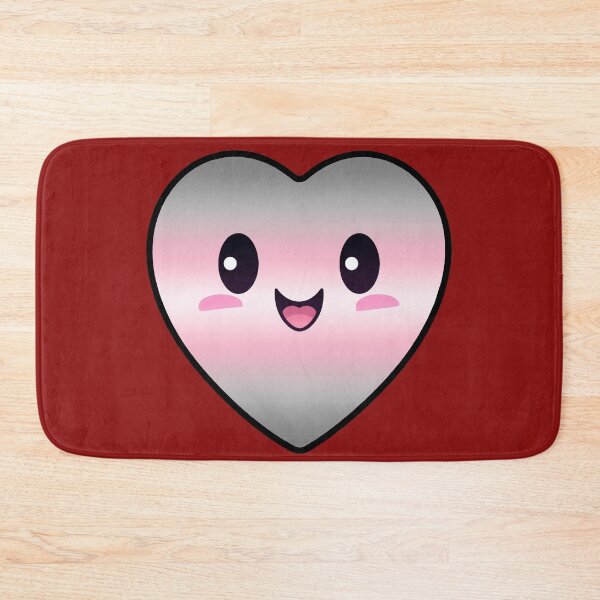 Item preview, Kawaii Heart with Demibgirl Pride Flag Colors , Subtle Demi Heart Design designed and sold by Travelslightly.