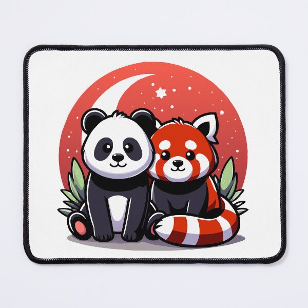 Item preview, Moonlit Buddies - Panda and Red Panda designed and sold by Designowner.