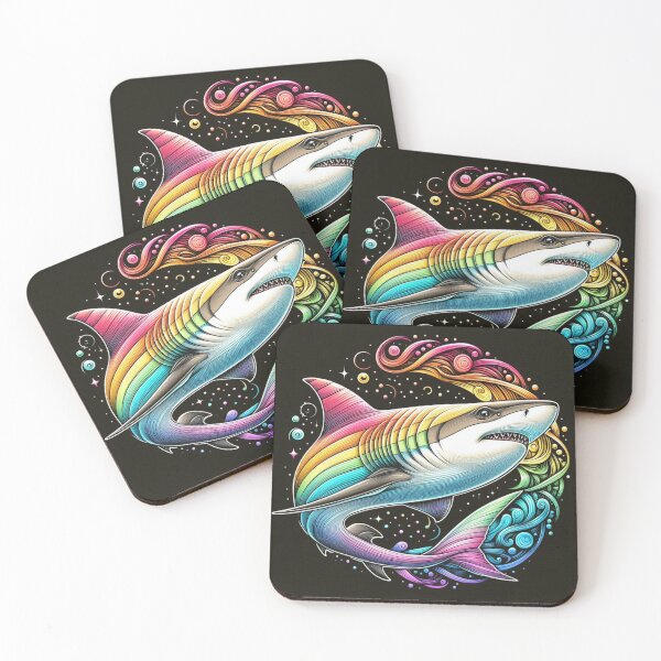 Item preview, Sea of Colors: Exploring the Majesty of the Rainbow Shark designed and sold by FreedomFrames.