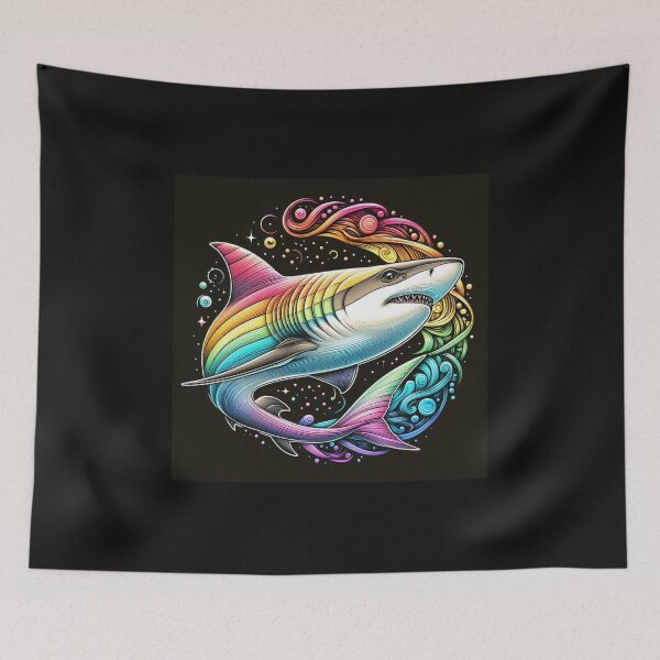 Item preview, Sea of Colors: Exploring the Majesty of the Rainbow Shark designed and sold by FreedomFrames.