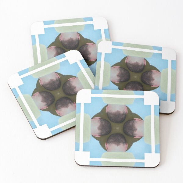 Item preview, Photomontage of a man's head from behind in symmetry designed and sold by Carré Comme Orange.