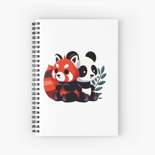Item preview, Panda Pals - A Charming Red Panda & Panda Bear Illustration designed and sold by Designowner.