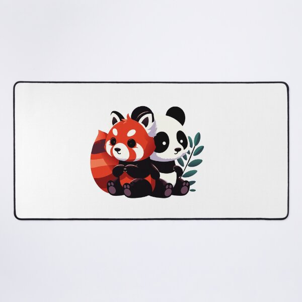 Item preview, Panda Pals - A Charming Red Panda & Panda Bear Illustration designed and sold by Designowner.