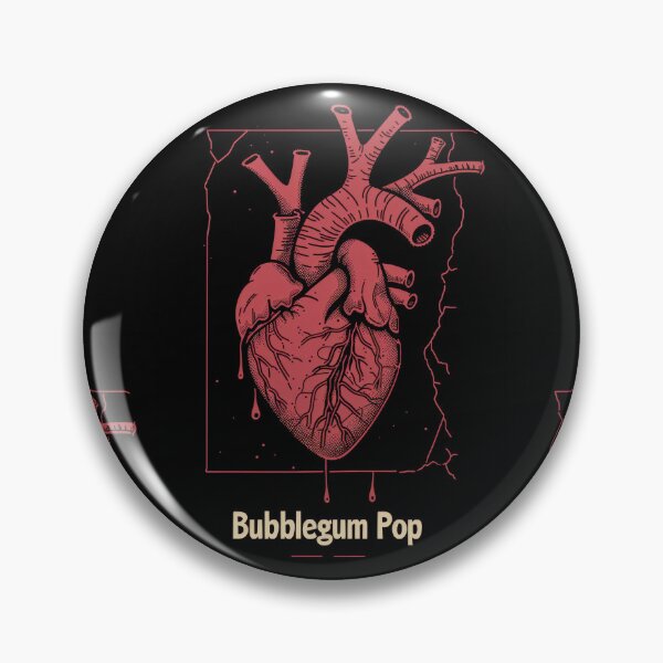Item preview, Bubblegum Rock: Romantic Heart in Dark Style with Honey Flavor designed and sold by Piotrek0001.