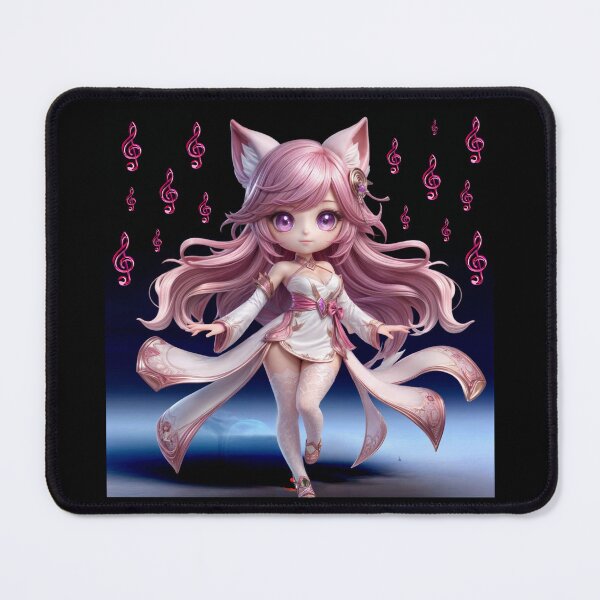 Item preview, White Chibi Spiritual Fox Yuki designed and sold by CHIBI_POPZ.