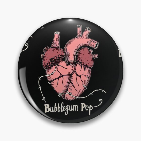 Item preview, Bubblegum Rock: Romantic Heart in Dark Style with Honey Flavor designed and sold by Piotrek0001.