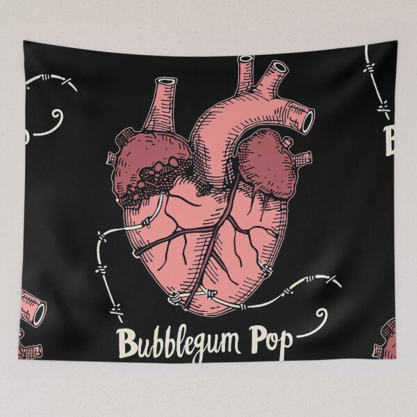 Item preview, Bubblegum Rock: Romantic Heart in Dark Style with Honey Flavor designed and sold by Piotrek0001.