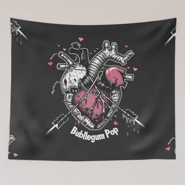 Item preview, Bubblegum Rock: Romantic Heart in Dark Style with Honey Flavor designed and sold by Piotrek0001.