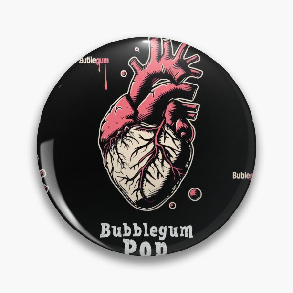 Item preview, Bubblegum Rock: Romantic Heart in Dark Style with Honey Flavor designed and sold by Piotrek0001.
