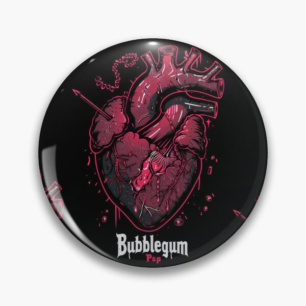 Item preview, Bubblegum Rock: Romantic Heart in Dark Style with Honey Flavor designed and sold by Piotrek0001.