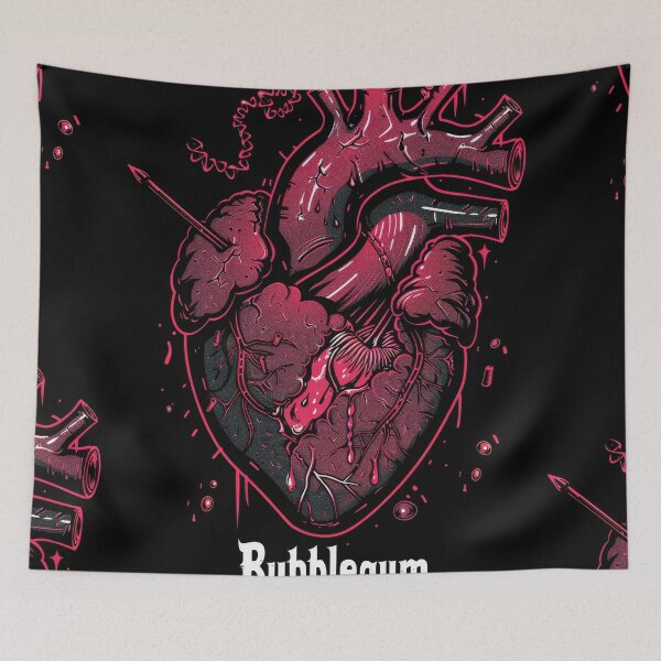 Item preview, Bubblegum Rock: Romantic Heart in Dark Style with Honey Flavor designed and sold by Piotrek0001.
