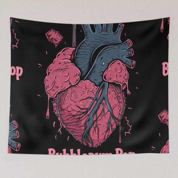 Item preview, Bubblegum Rock: Romantic Heart in Dark Style with Honey Flavor designed and sold by Piotrek0001.